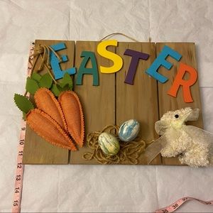 Eastern Decorative Wood Sing, Handmade 16inx12in